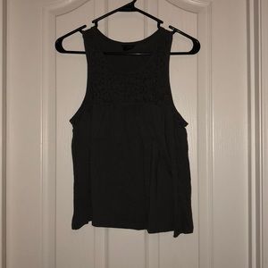 Gray Aztec lace tank!